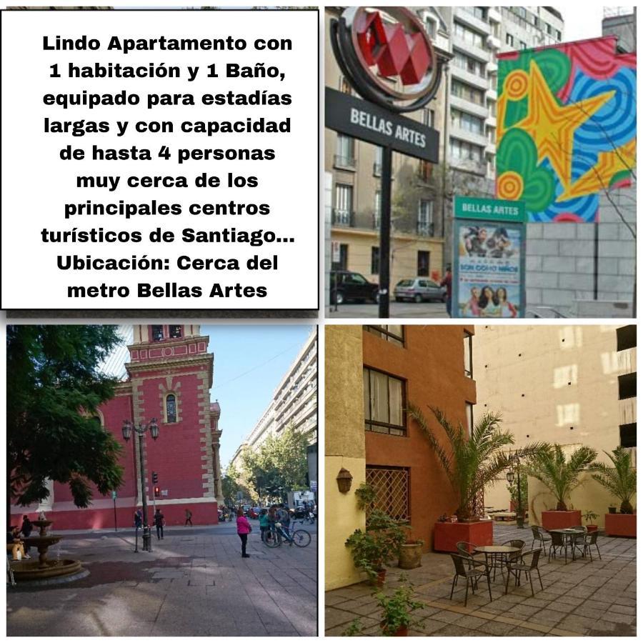 Centrico, Comodo Y Moderno Con Vista Privilegiada Hasta 4Pers Santiago Luaran gambar